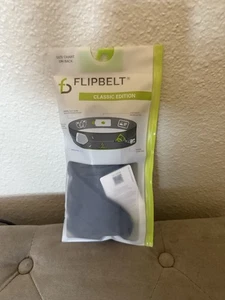 FlipBelt Classic Running Belt, Carbon Grey, Size L Hip Waist Stretch Fanny Pack - Picture 1 of 1