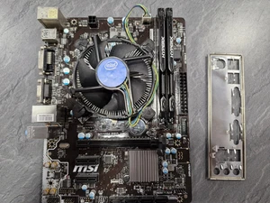 MSI H110M Pro-VD+IO Shield + 8 Go + Intel G4400 - Photo 1/4
