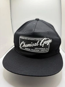 Chemical Guys Mütze Kappe Druckknopflasche Herren schwarz Los Angeles automatisch verstellbar Logo - Bild 1 von 6