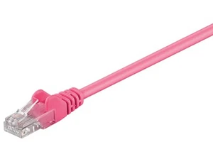 3x CAT 5e Netzwerkkabel, U/UTP; CAT 5-0750 U/UTP MAGENTA 7.5m SB - Bild 1 von 1