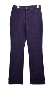 NYDJ Damen Straight Lift Tuck Jeans lila Größe 12 neu mit Etikett - Bild 1 von 15