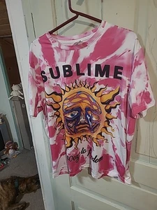 Sublime Band Tee Damen XL 40 oz TO FREEDOM Batik Spandex T-Shirt - Bild 1 von 10