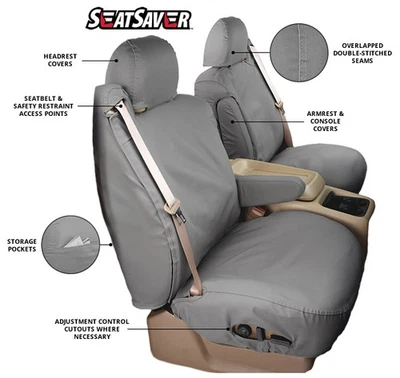 Fundas de asiento delanteras CoverCraft SeatSavers para 4Runner 2005-2006 (cubos) SS2366 Foto 1 de 4