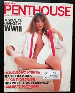 Aust Penthouse March 1982 Cover Lea Turner_Devo_Aust Chances With WW3_Phil Noyce - Bild 1 von 24