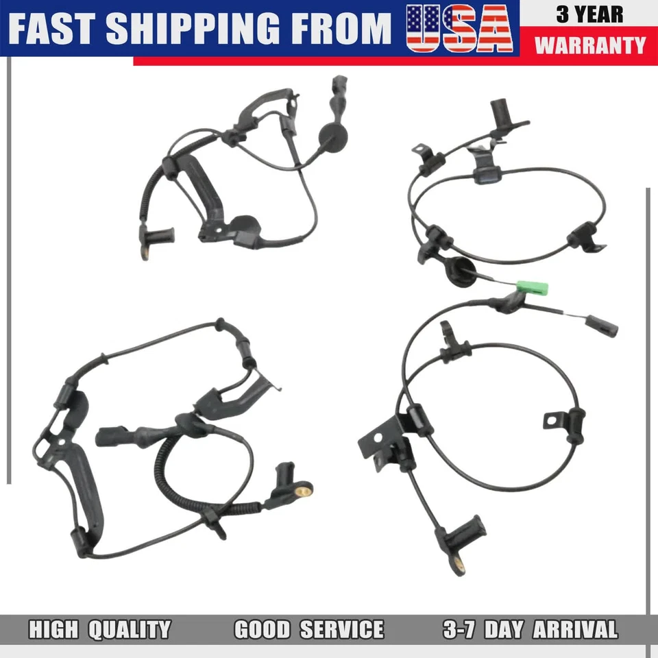 4*Se adapta a Ford Escape 2009-2012 Mercury Mariner ABS sensor de velocidad de rueda delantero y trasero Foto 1 de 4