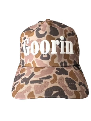 Goorin Bros The Farm Camouflage Crush Duck Mesh Trucker Snapback Hat Hunting NWT - Image 1 of 4