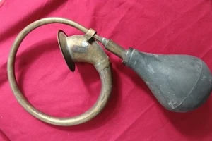 Bombillas antiguas trompeta bocina latón funcional para bicicleta vintage - Imagen 1 de 7