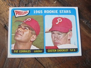 1965 Topps #107 Phillies Rookie Stars Pat Corrales Costen Shockley ZB3