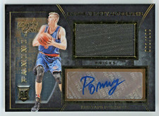 2015 Panini Black Gold Kristaps Porzingis Rookie Patch Autograph 001/199 Celtics