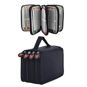 Large Pencil Case 72 Holes Multilayer Large Capacity Multifunction Oxford - Picture 1 of 12