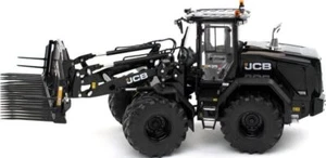 JCB 435S Stage V 'Black Edition' Agri Wheel Loader w/Folding Grass Fork. 1/32 A - Picture 1 of 3