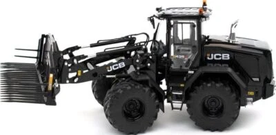 JCB 435S Stage V 'Black Edition' Agri Wheel Loader w/Folding Grass Fork. 1/32  A - Image 1 of 3