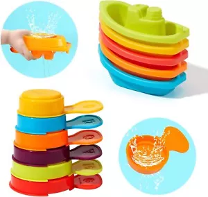 Baby Bath Toys for Kids Ages 1-3, 11 PCS Mold Free Toddler Bath Toys for 2-4 Bat - Picture 1 of 13