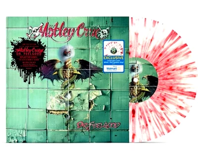 Motley Crue Dr Feelgood 35th Anniversary Red White Splatter Vinyl 3D Lenticular - Image 1 of 4