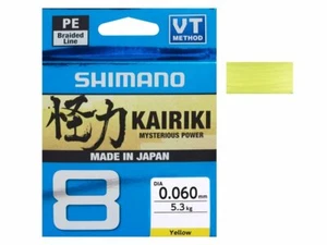 Shimano Kairiki 8 Yellow 150m 0.06mm - 0.20mm Trecciato - Foto 1 di 1
