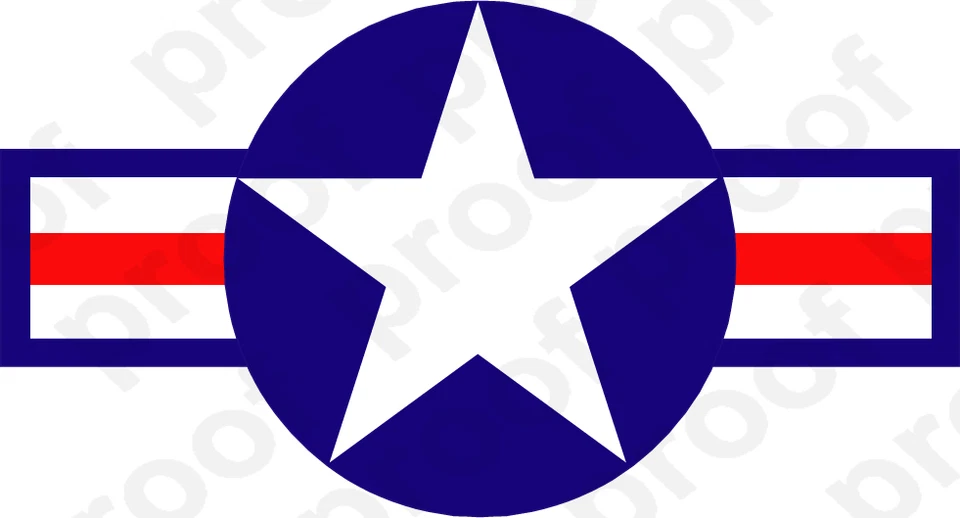 STICKER USAF VET US AIR FORCE US AIRCRAFT STAR