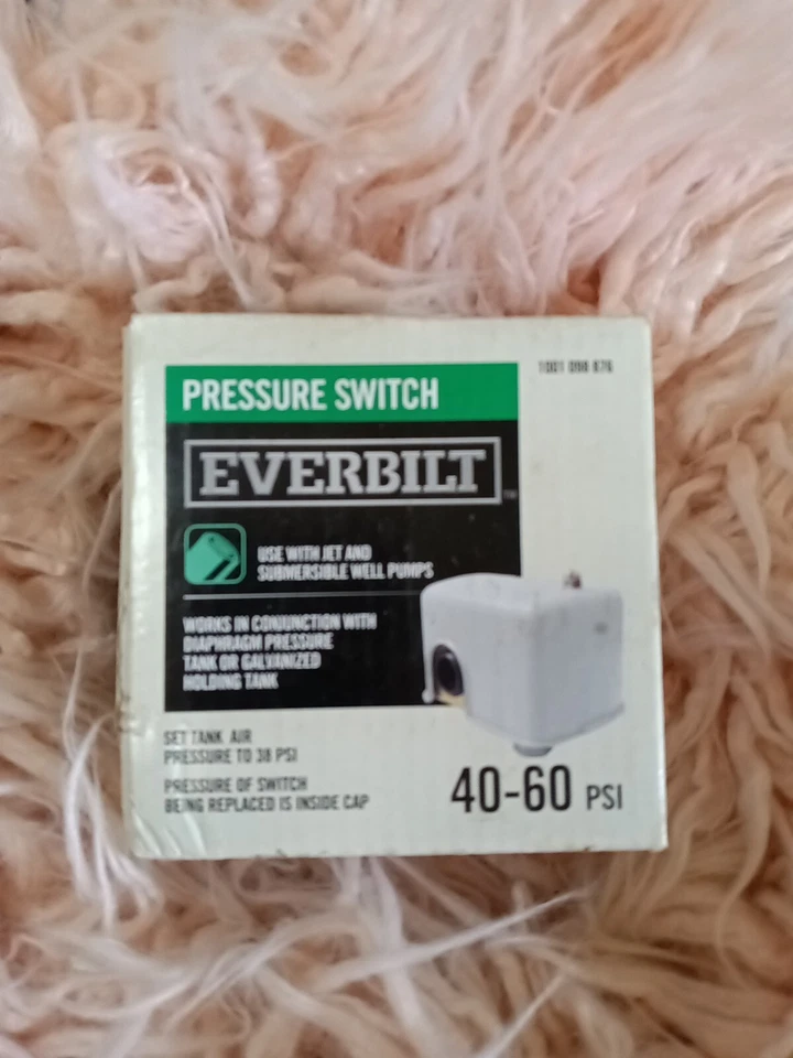 Everbilt EBPS4060 40/60 Pressure Switch for Well PUMPS S202