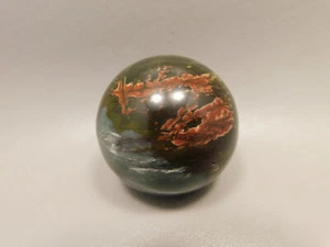 Cherry Creek Jasper Stone Sphere 2 inch Red Creek Jasper 50 mm Ball #O4 - Picture 1 of 10