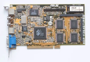 PCI graphics card - ASUS 3DP-V264GT/PRO - ATi 3D RAGE II - 1MB - TESTED - Picture 1 of 2
