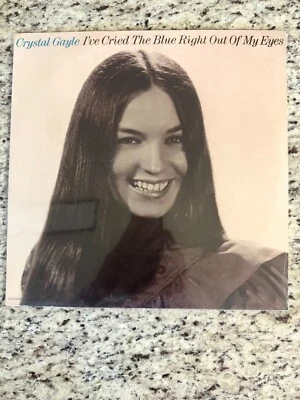 Crystal Gayle- I've Cried The Blue Right Out Of My Eyes OG LP, SEALED, 1978, MCA - Image 1 of 2