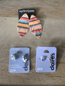 GIRLS/ WOMENS Earrings Includes 3 pair! New! - Picture 1 of 1