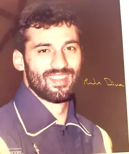 1990 NBA Vlade Divac LA Lakers handsignierte Reifen Foto mit Coa BKP-141-B - Bild 1 von 3