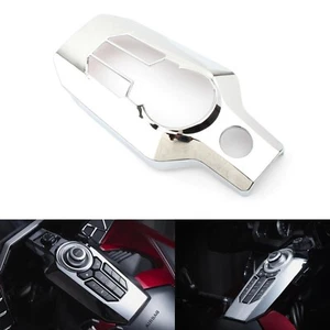 Chrome Center Console Switch Panel Cover Trim For Honda Goldwing GL1800 2018-24 - Picture 1 of 7