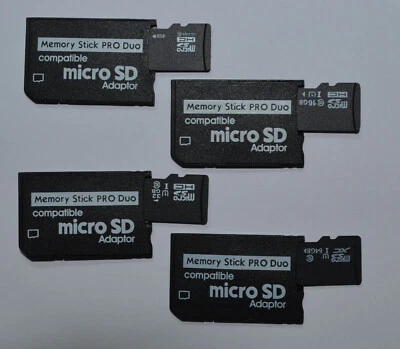Memory Stick Pro duo 8 16 32 64 128 GB Speicherkarte für Sony PSP 1004 2004 3004 - Bild 1 von 2