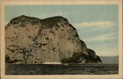 Cape Trinity Saquenay River Quebec Canada steamboat ~ 1920-30s vintage postcard