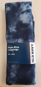 WOMEN'S OLD NAVY BLUE TIE-DYE HIGH-WAISTED ANKLE LEGGINGS - SIZE XXLARGE (18-20) - Picture 1 of 4