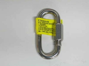 QUICK LINK 5/16 STAINLESS #T7630546. NEW. ONLY ONE! L@@K! - Picture 1 of 2
