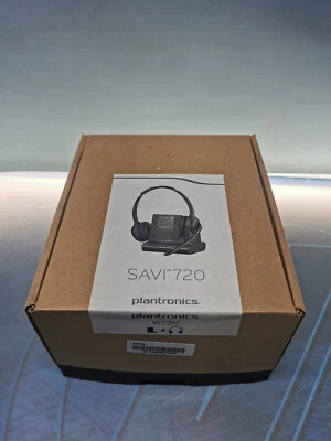 Auricular DECT inalámbrico dúo para llamadas Plantronics SAVI W720 - Imagen 1 de 4