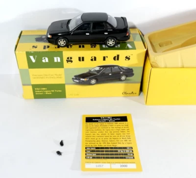 Corgi Vanguards VA11801 Subaru Legacy RS Turbo Serie I 1:43 Negro Modelo Coche N2 Foto 1 de 4