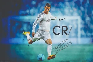 CRISTIANO RONALDO SOCCER HIGH QUALITY PHOTO POSTER PRINT READY TO HANG S53 - Picture 1 of 2