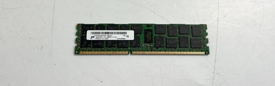 672631-B21 HPE 16GB (1x16GB) Dual Rank x4 PC3-12800R DDR3-1600 Registered Memory - Image 1 of 3