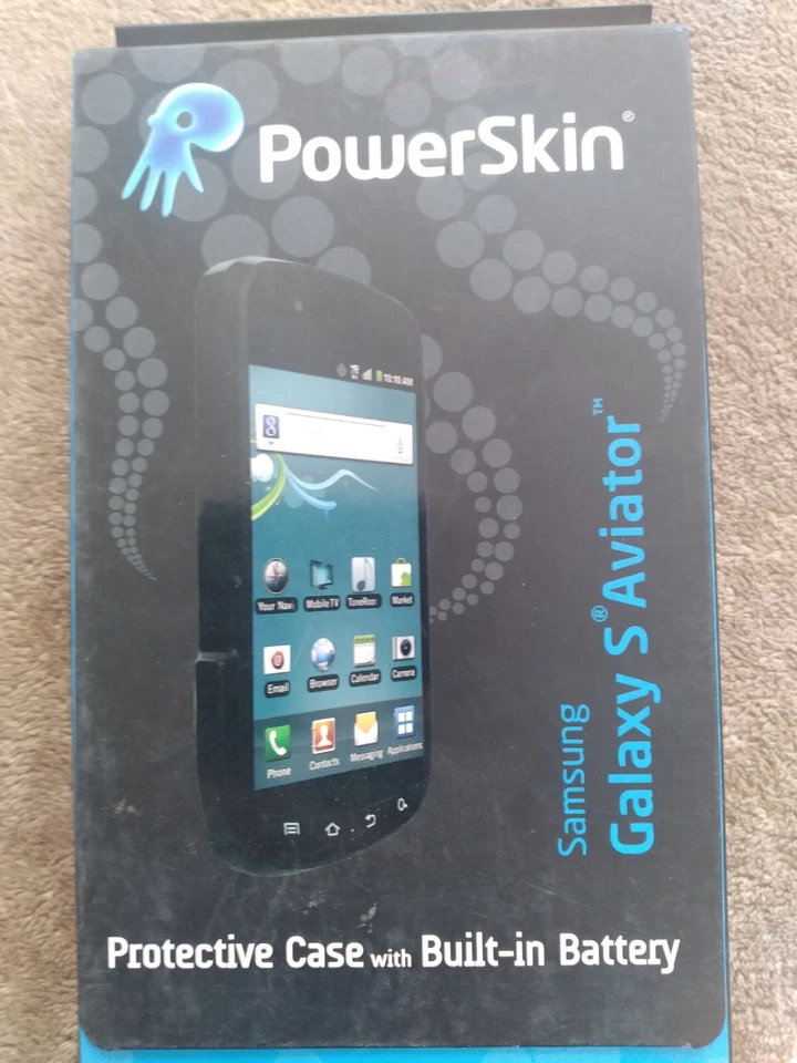 PowerSkin Case w/Built in Rechargable Battery-Samsung Galaxy S Aviator AP1201R93 - Image 1 of 4