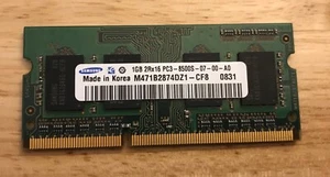 Samsung 1GB PC3-8500S M471B2874DZ1-CF8 Laptop Notebook Memory RAM - Picture 1 of 2