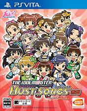 PS Vita Idol Master mast Songs Red Edition Free Ship w/Tracking# New from Japan