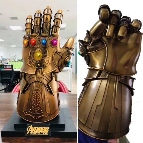 Marvel Thanos Infinity Gauntlet Full Metal 1:1 Wearable Cosplay Replica NEW Cover