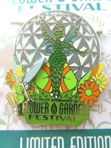 Disney Pin Epcot Flower Garden Festival 2019 Tinker Bell Topiary LE 1000 #133667 - Picture 1 of 4