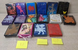 1030+ Pokemon TCG Assorted Card Sleeves - Pokemon Center Sleeves - Picture 1 of 13