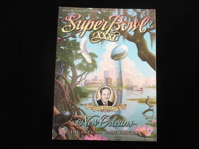 January 26, 1997 Super Bowl XVII Green Bay Packers vs. NE Patriots Program - Image 1 of 3