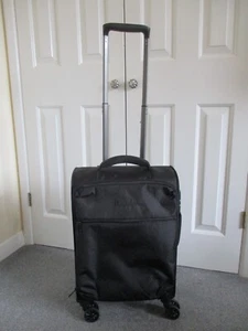 It Luggage - Black, Soft Shell, Lightweight, Small, Telescopic Handle Suitcase - Picture 1 of 14