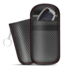 Car Key Signal Blocker Faraday Cage Fob Pouch Keyless RFID Blocking Bag 96x146mm - Imagen 1 de 1