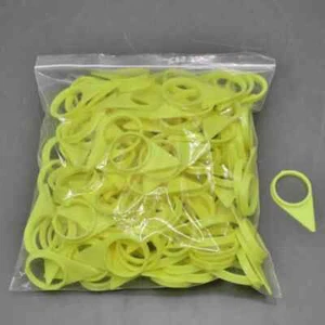 100 x 24 MM CHECKPOINT LOSE RADMUTTER BLINKER RADMUTTER SICHERHEITSZEIGER MARKER - Bild 1 von 3