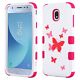 For Samsung GALAXY J3 2018 image HYBRID Armor Rubber Dual Layer TPU Case Cover