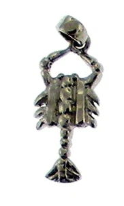 Lobster Charm/ Pendant in Sterling 3/D - Picture 1 of 1