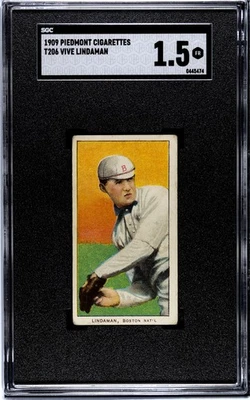 1909-11 T206 - Vive Lindaman - Piamonte 150 - SGC 1,5 FR Foto 1 de 2
