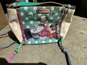 Cartera de hombro Nicole Lee Sweet Cupcake perros bolsillos EE. UU. - Imagen 1 de 6