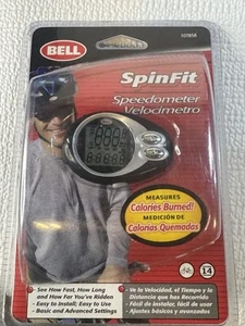 Bell SpinFit 14 Bicycle Speedometer W/ Calories Distance Time Bike ride New fit - Picture 1 of 3